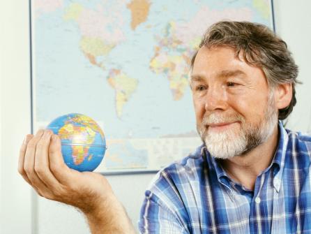 Reiseunternehmer Walo Kamm (1990): Er möchte einerseits die Erde gut kennenlernen und sie andererseits auch beschützen vor Ausbeutung.